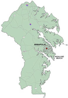 Anne Arundel County Map