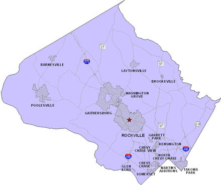 Montgomery County Map