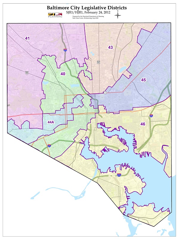 Baltimore City Map