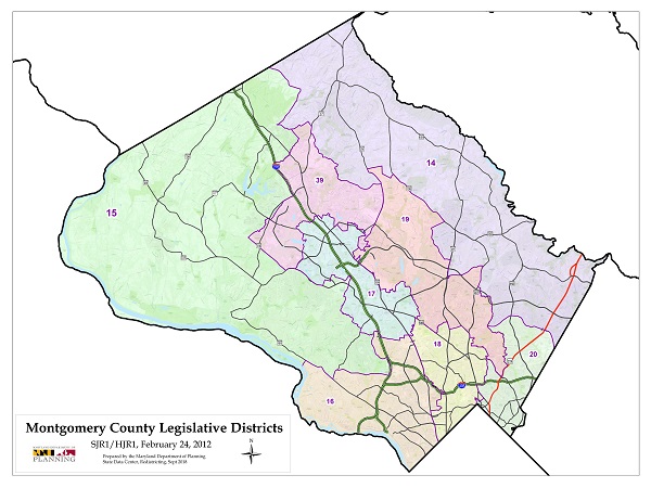 Montgomery County Map